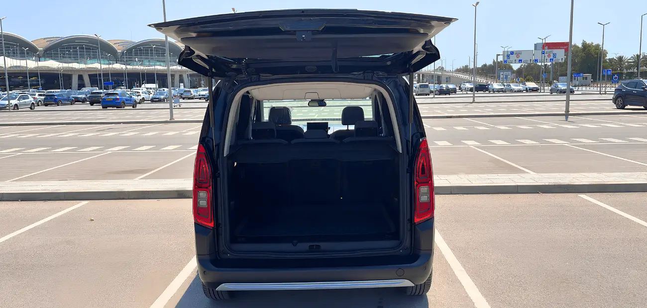 VISTA DEL MALETERO DEL CITROËN BERLINGO MULTISPACE